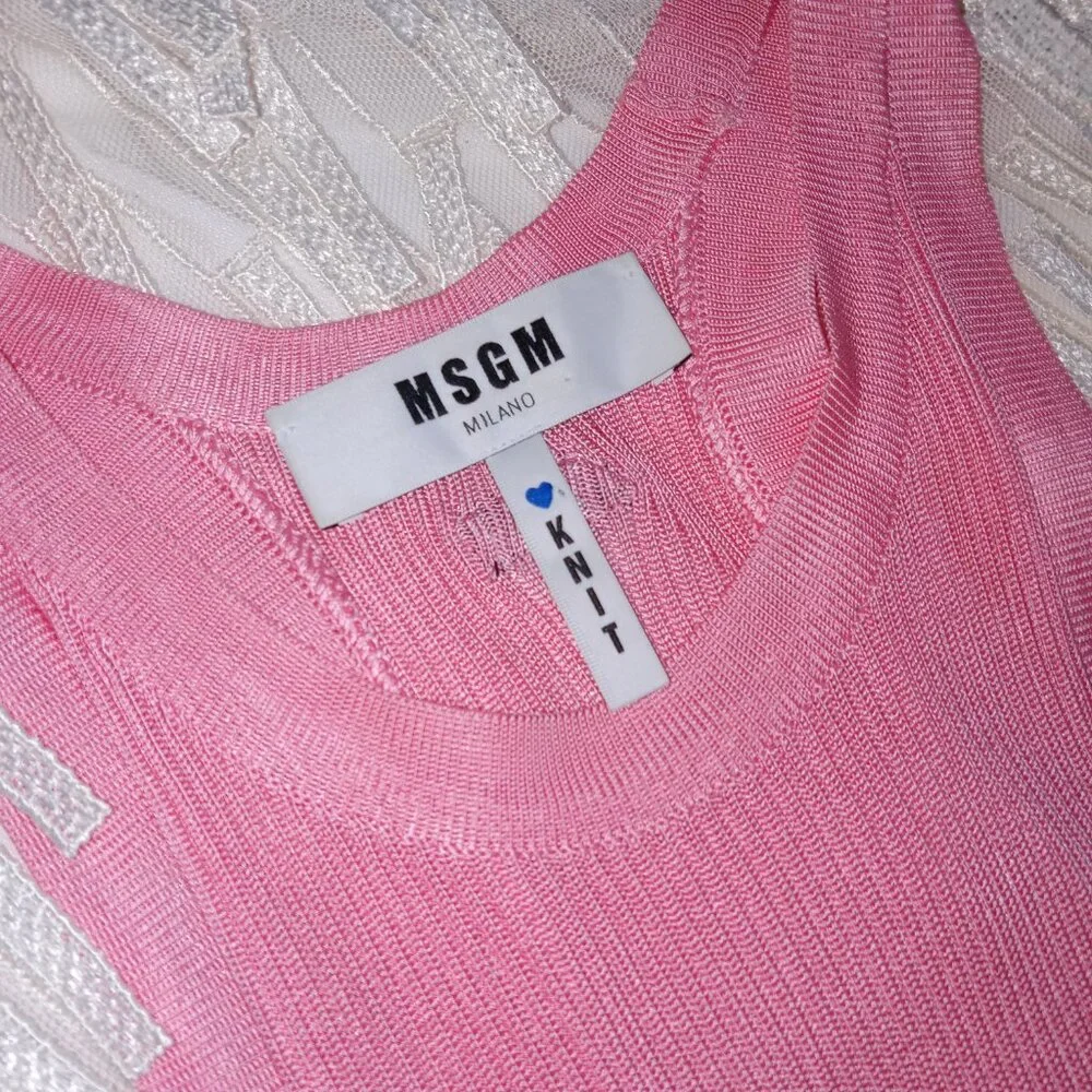 MSGM Razorback Tank Top - Picture 4 of 9